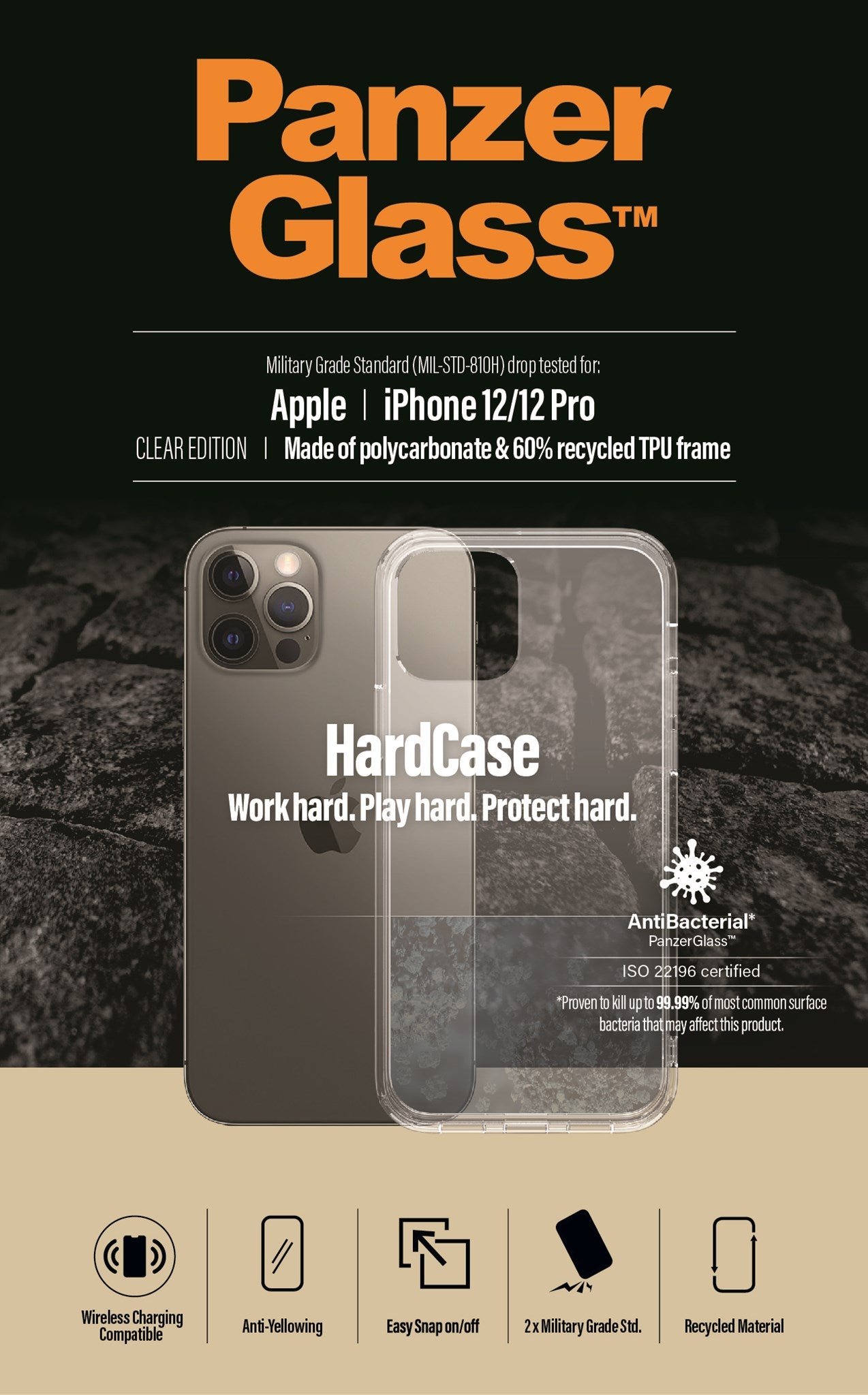 PanzerGlass® HardCase iPhone 12 | 12 Pro